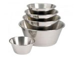 Bassine pâtissière demi-sphérique en inox